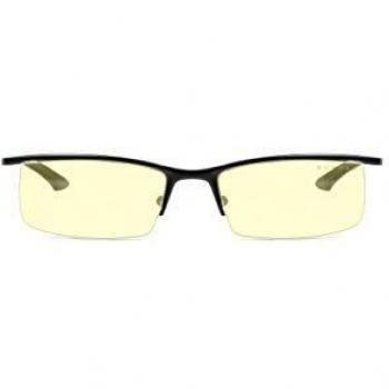 Gunnar Focus Emissary Onyx Frame Amber Tinted Computer Glasses