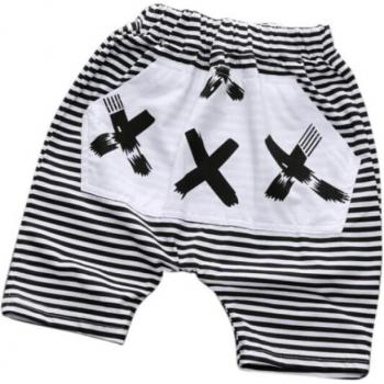 Pantalons courts en coton Harem pour enfants, motif cactus