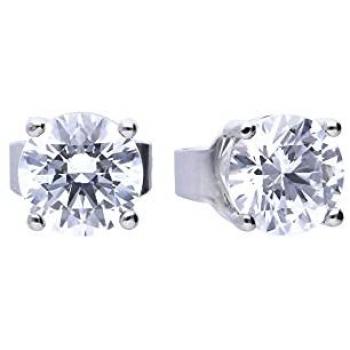 Diamonfire 4 Claw Cubic Zirconia Stud Earrings 0.75ct E5906