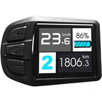 Écran LCD Tft UKC3 – Vitesse, Batterie & Horloge 24 V/36 V/48 V