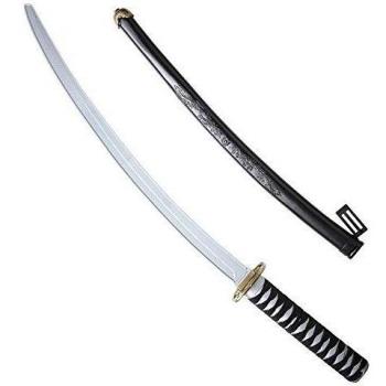 Japanisches Ninja Schwert, ca. 75 cm, aus Plastik, Kostümzubehör für Karneval