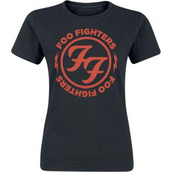 Camiseta Foo Fighters Círculo Rojo Talla XXL Negra para Mujer