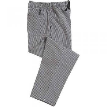 Kochhose für Herren und Damen XXL blau/weiß