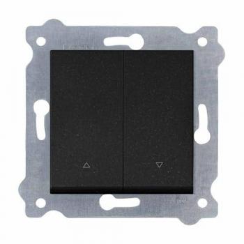 Bouton contrôle volet roulant noir EXEN 216 / 14E