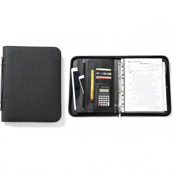 Organisateur de bureau A5 en cuir PU