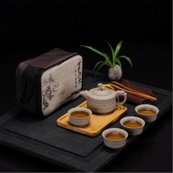 Gaiwan Tee-Set mit 4 Tassen