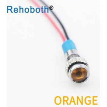 Luz LED 6 mm 24 V: Señal de Piloto para Vehículos y Náutica – Cableado 15 mm