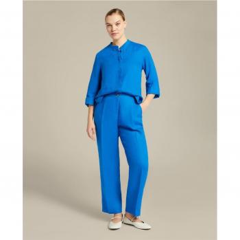 Elena Mirò Pantalón Recto de Lino