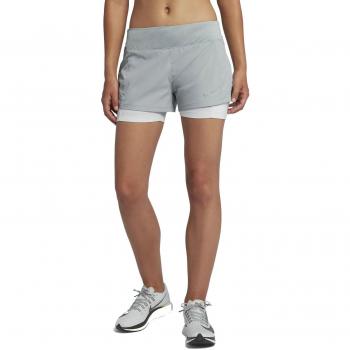 Nike W Eclipse 2in1 Short – Leichtes Grau/Pumice-Design