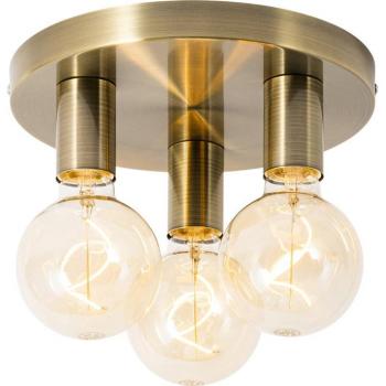 Stilvolle Deckenleuchte Facil, E27, Bronze, 3-flammig
