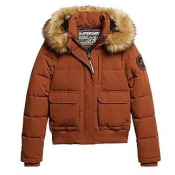 Chaqueta de Abrigo Superdry Everest en Marrón