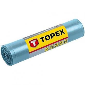 Sacchi per rifiuti pesanti super forti 80 l, blu, 5 pezzi
