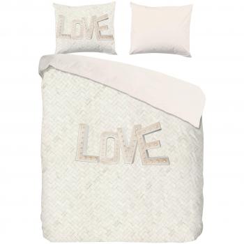 Copripiumino Ecru Maartje Good Morning 200x140 Cm Cotone