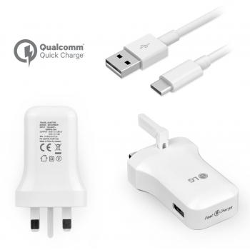 LG 9V/5V Dual Voltage Charger with 1.8A Output and Type‑C Cable