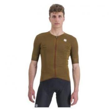 Canotta Sportful Monocrom Maniche Corte Marrone Capriolo Uomo Donna Taglia L