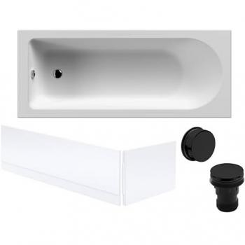 Round Single Ended Bath with Panels 1700 x 700mm