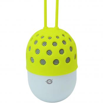 ALTAVOZ BLUETOOTH CONCEPTRONIC IMPERMEABLE CON LUZ LED 3W YELLOW