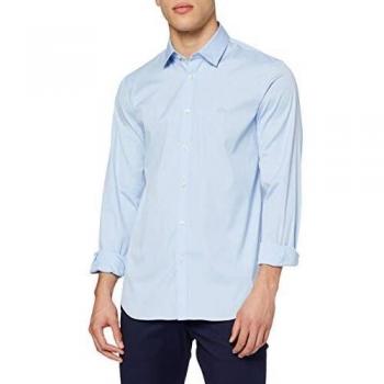 Lacoste Camisa Azul para Hombre, Modelo CH5366, Talla 39