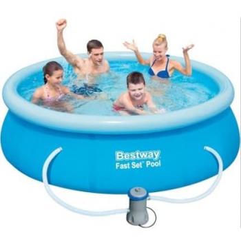 Piscina Fuori Terra Gonfiabile 244x61cm Fast Set con Pompa