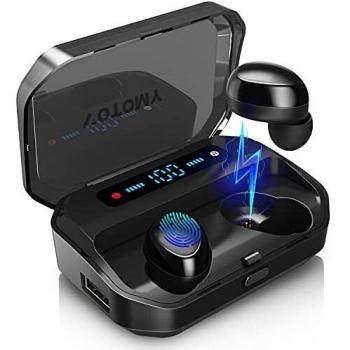 Votomy EchoLite Touch Control Earbuds with LED Display