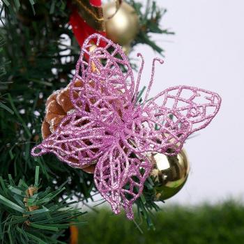 Merry Christmas Butterfly Hanging Ornaments