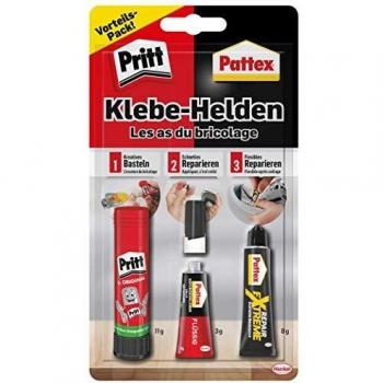Pattex & Pritt Klebe-Helden, Set aus Klebestift