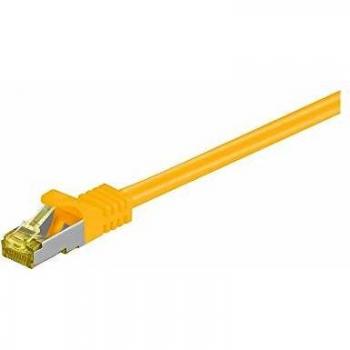 Goobay 91593 Câble RJ45 S/FTP CAT 7 Jaune 1.5m