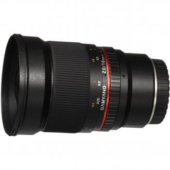 Samyang SY16M-FX 16mm f/2.0 asphärisches Weitwinkelobjektiv für Fujifilm X‑Kameras