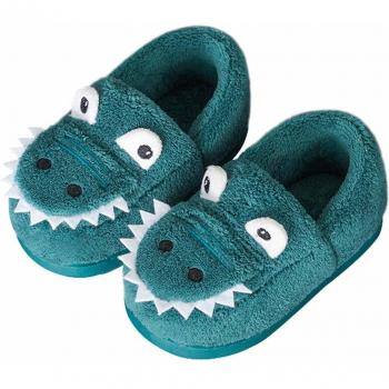 Chaussons Anti-dérapants Peluche Coton Fille Enfant Maison Hiver Chaud Bleu 29,5/30 EU