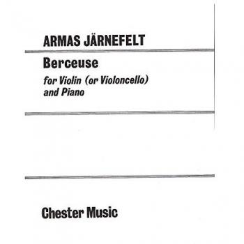 Armas Järnefelt: Berceuse for Violin