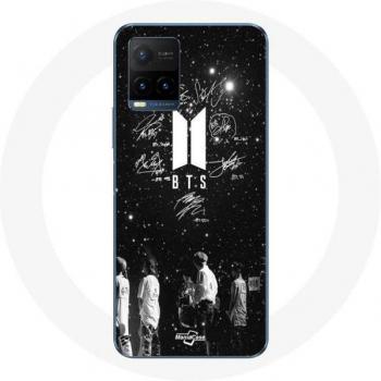 Estuche Protector Vivo Y21s 2021 – Membresía VIP de BTS con Jin, Jimin, V, Suga, Jungkook y J‑Hope
