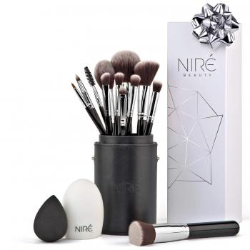 Niré Pinsel & Schwamm Combo für Make-up
