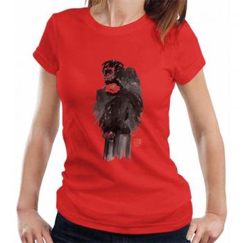 Cloud City 7 Red Wild Gorilla Women's Shirt