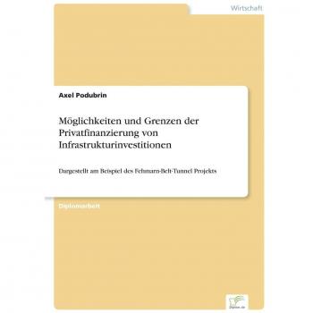Podubrin, Axel: Möglichkeiten und Grenzen der Privatfinanzierung von Infrastrukturinvestitionen