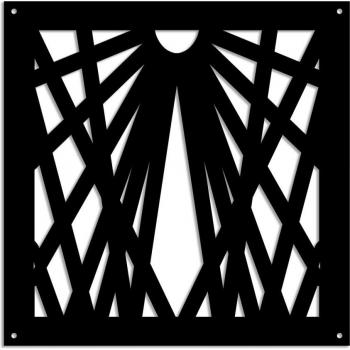 Toldo Láser 1 cm Negro – 98 cm × 98 cm