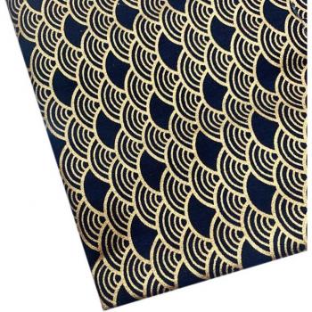 Tissu de Couture Japanais Rouge & Bleu Marine – Pour Sacs et Patchwork