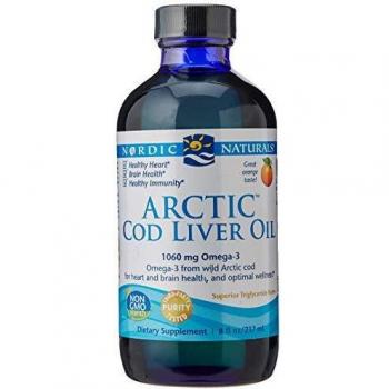 Nordic Naturals Arctic Cod Liver Oil, 1060mg, Orange