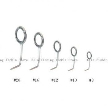 Guías T-ATST para cañas de pescar con anillo SIC, set de 5 piezas