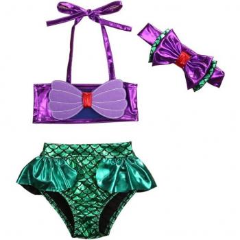 Summer Splash Toddler Bikini with Headband