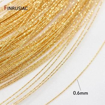 0.6mm Copper Wire with 14K Gold Plating for Jewelry Making