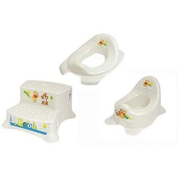 Winnie‑Pooh Kindertritte: 3‑teiliges WC‑Aufsatz‑Hocker‑Topf‑Set