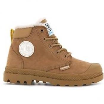Bottines Palladium Pampa Hi Cuff Fourrées Enfant