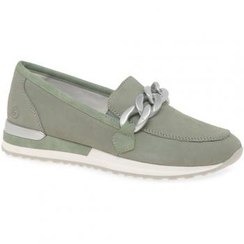Nubuck Mocassin Femme René Menthe 7,5 UK