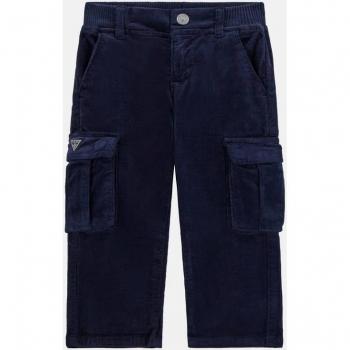 Pantalon cargo tissu velours côtelé