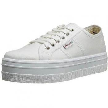 Victoria Damen Sneaker Blucher Lona mit Plattform