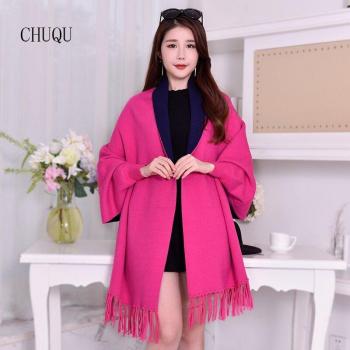 Royal Navy Warm Wrap with Tassels