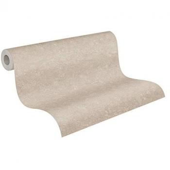 Tapisserie beige effet béton pour couloir – A.s.creations