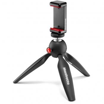 FlexiPhone Mini Stand – Universal Clamp, Black