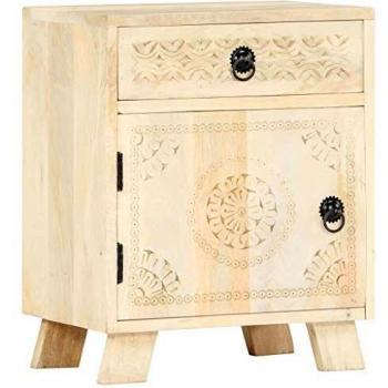 Mango Elegance Bedside Cabinet – 16×12×20 in