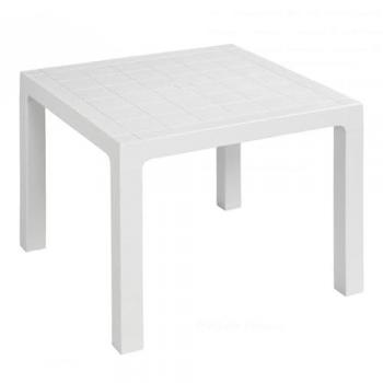 Tavolo ARES 90x90x74 Bianco in Plastica